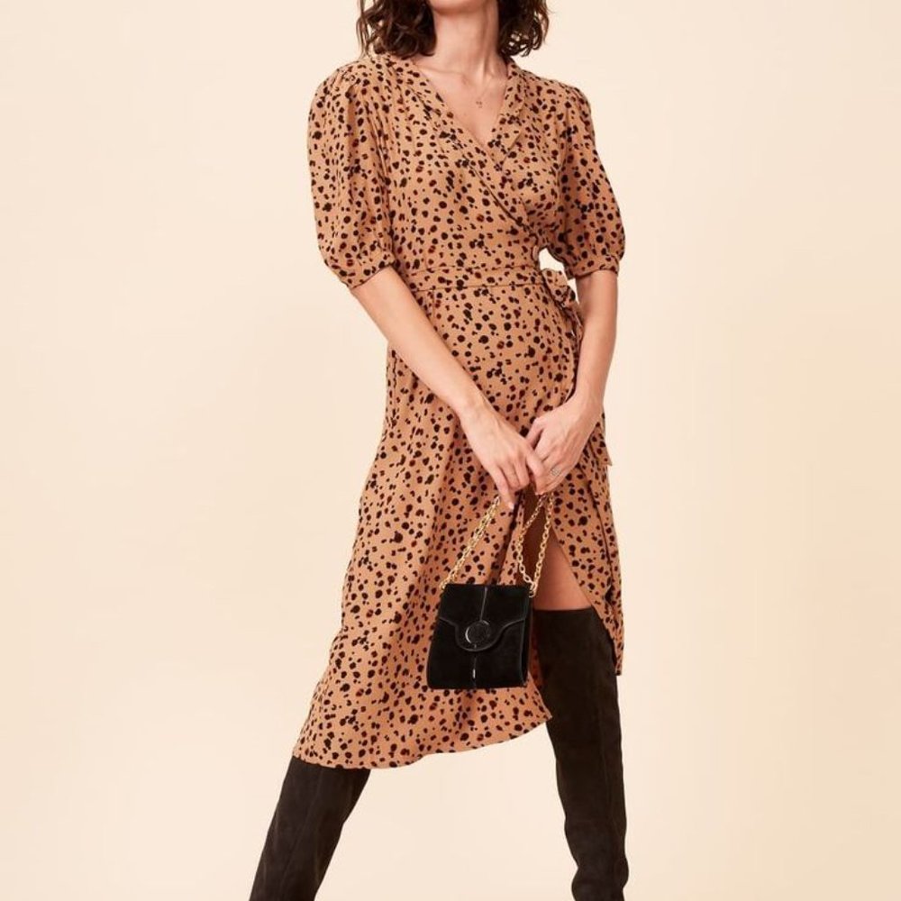 Rouje Louisa Leopard Print Dress